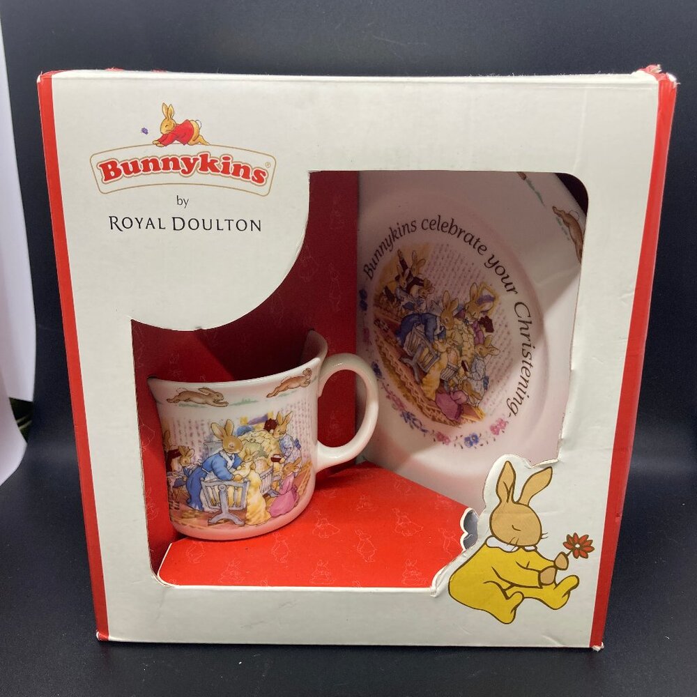 Bunnykins Celebrate your Christening Boxed Set